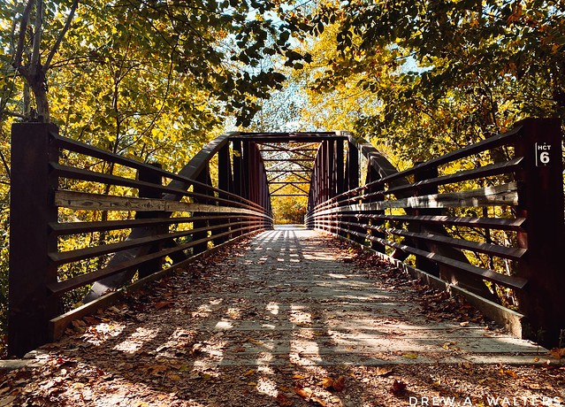 Hinkson Creek Trail Bridge 6 in Columbia, Missouri, October 9, 2022