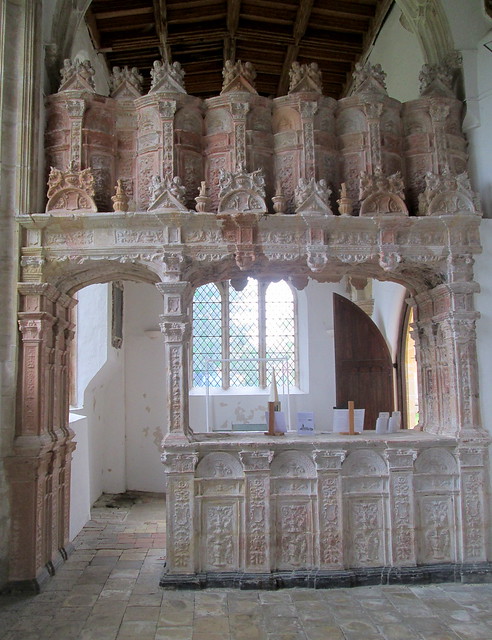 Carvings Church of St John the Evangelist, Oxborough