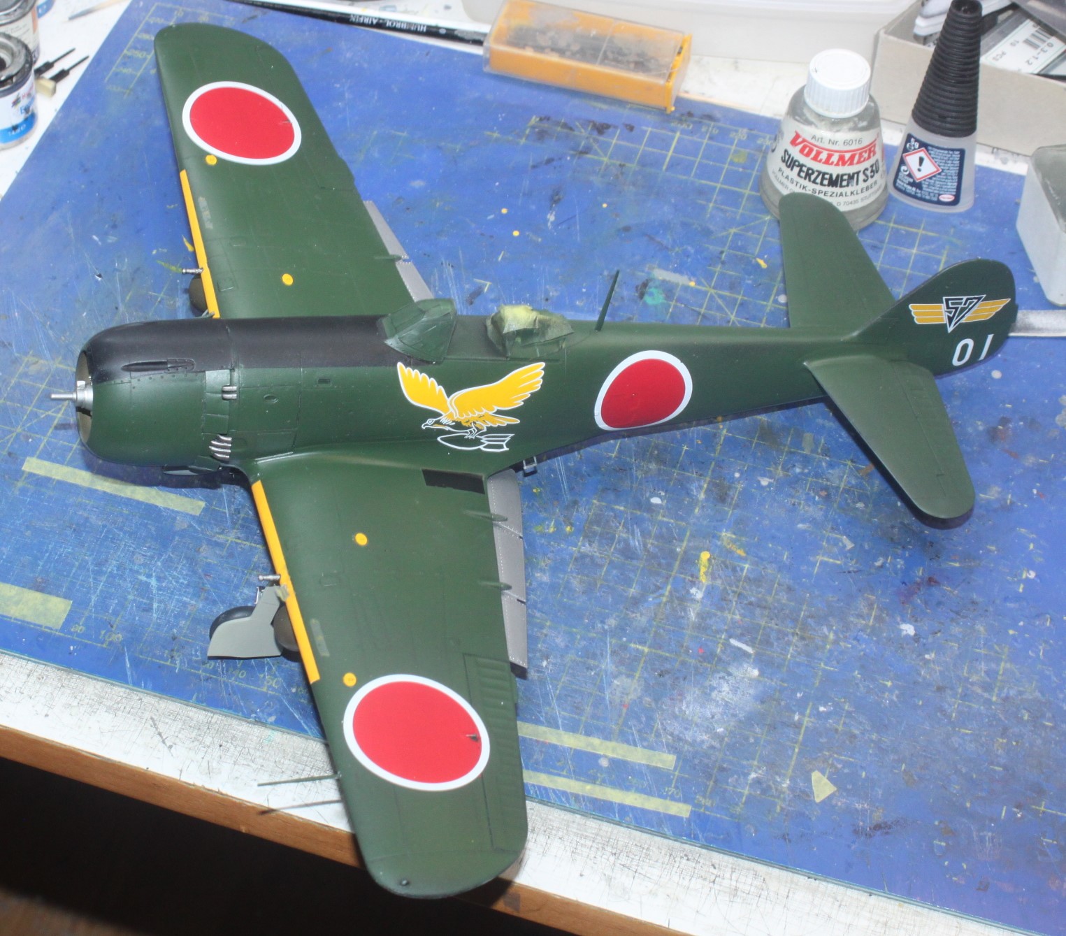 Nakajima Ki-84 Hayate (Frank), Hasegawa 1/32 - Sida 3 53605405447_82ab3c27e2_h