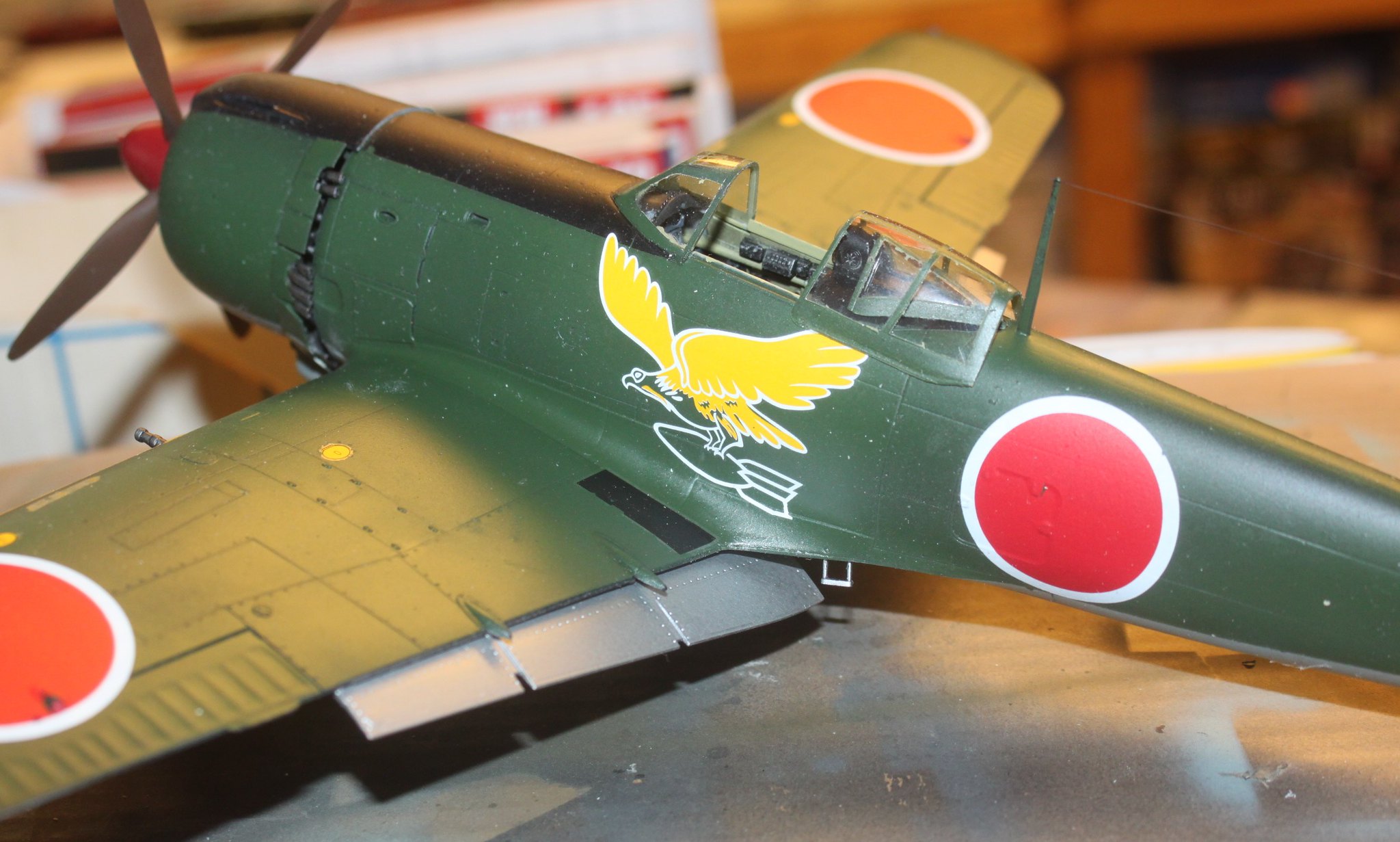 Nakajima Ki-84 Hayate (Frank), Hasgawa 1/32 53605406147_be7ad9e0eb_k