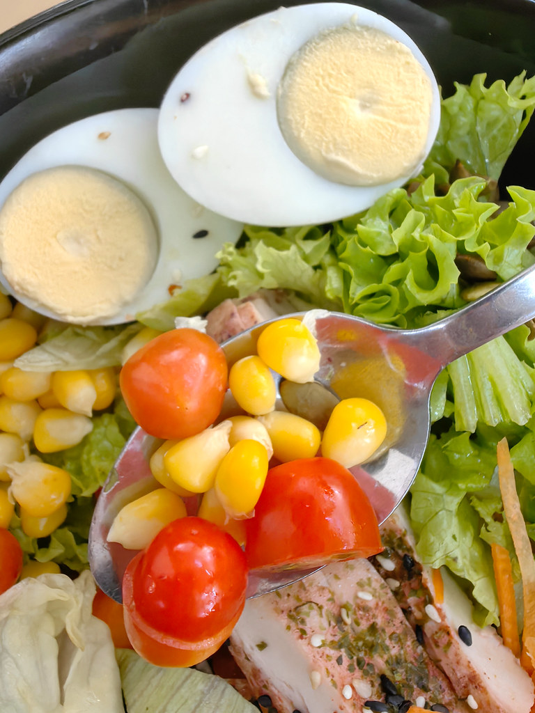 燉雞肉沙拉 Chicken Salad rm$12 @ The Real Foods Stall in 美食茶餐室 Meisek USJ14