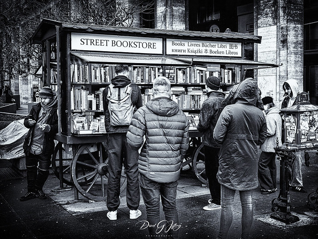 Used Book Seller, Budapest.