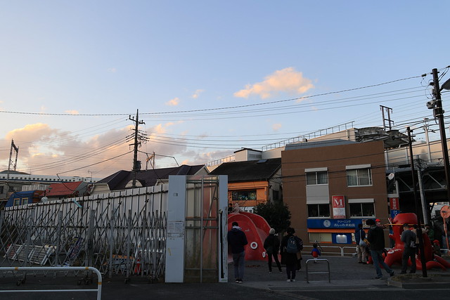 Tako Park, Shimo-shinmei Station, and Shinkansen N700 Series Train