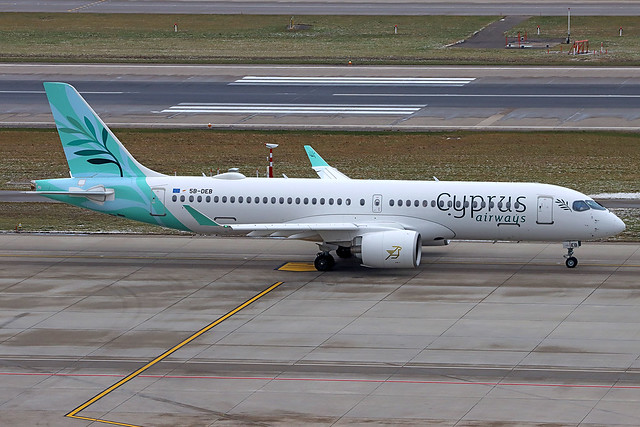 5B-DEB | Airbus A220-300 | Cyprus Airways