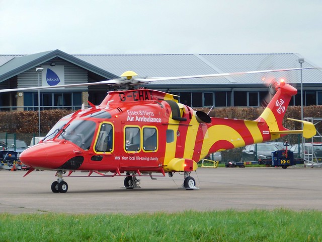 G-EHAT Agustawestland 169 Helicopter (Essex and Hearts Air Ambulance)