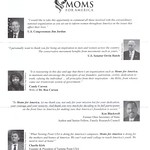 Moms For America, Opinion Leaders page 1 Jim Jordan
Orrin Hatch
Candy Carson wife of Ben Carson
Photo used
Ken Blackwell   Former mayor of Cincinnati, Ohio He is currently a Senior Fellow for Family Empowerment with The Family Research Council. He currently sits as Vice-President of the Executive Committee of the Council For National Policy and is a member of the Council on Foreign Relations
Charlie Kirk
Sam Sorbo wife of Kevin Sorbo
Brad Dacus president of the Pacific Justice Institute
Foster Friess  rich guy who donated a lot to republican causes
Richard Viguerie


If you would like to opt-out of junk mail from Moms for America I recommend opting out of American Target Advertising&#039;s American Mailing Lists Corporation database. They are the fundraiser that made this mail piece
&lt;a href=&quot;https://amlclists.com/opt-out/&quot; rel=&quot;noreferrer nofollow&quot;&gt;American Mailing Lists Corporation Opt out &lt;/a&gt;

&lt;a href=&quot;http://drowndinginmail.wordpress.com/&quot; rel=&quot;noreferrer nofollow&quot;&gt;Read more about my adventures in junk mail&lt;/a&gt;