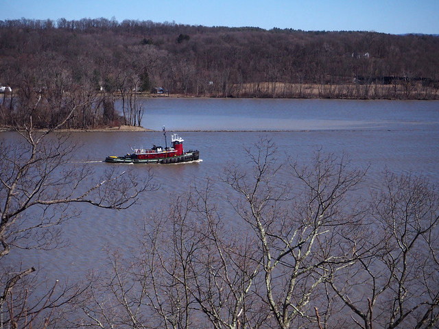 Boat on the Hudson River