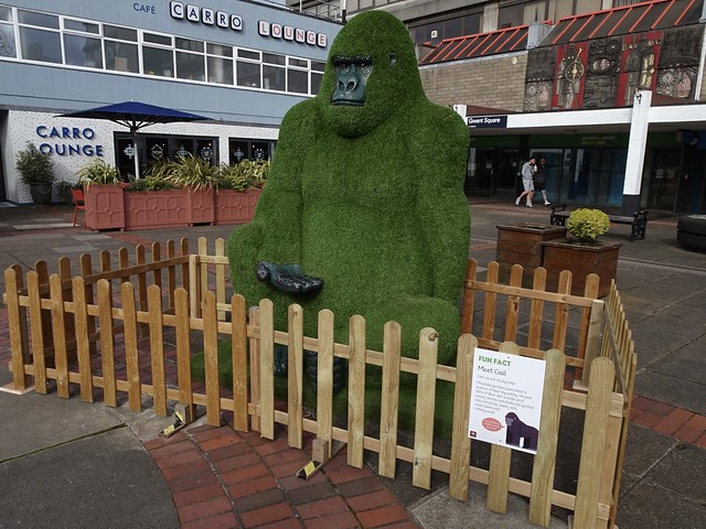 Animal Sculpture, Gwent Square, Cwmbran Centre 24 March 2024