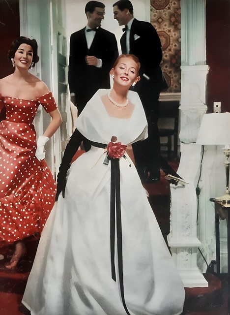 Christian Dior Collection Haute Couture Printemps/Été 1956. Ligne 