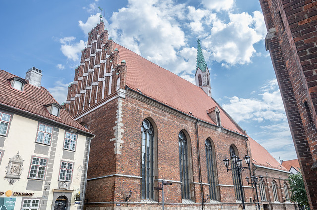 St. John's Church (13th century) in Riga, Latvia