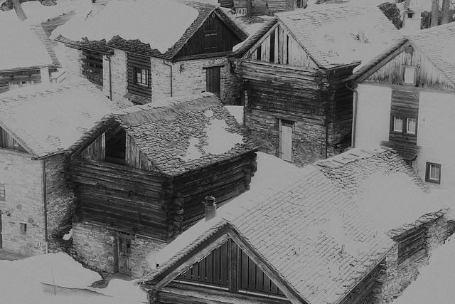Roofs at Bosco Gurin