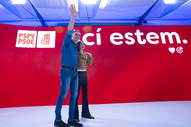 24.03.2024 Pedro Sánchez clausura el Congreso extraordinario del PSPV-PSOE en Benicàssim
