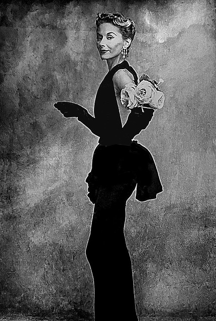 'Woman with Roses' by Irving Penn