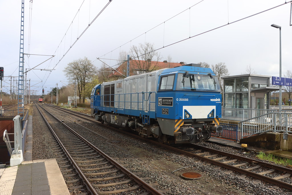 Bentheimer Eisenbahn D22 te Bad Bentheim