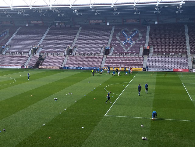 Tynecastle before the Sky Sports Cup Final