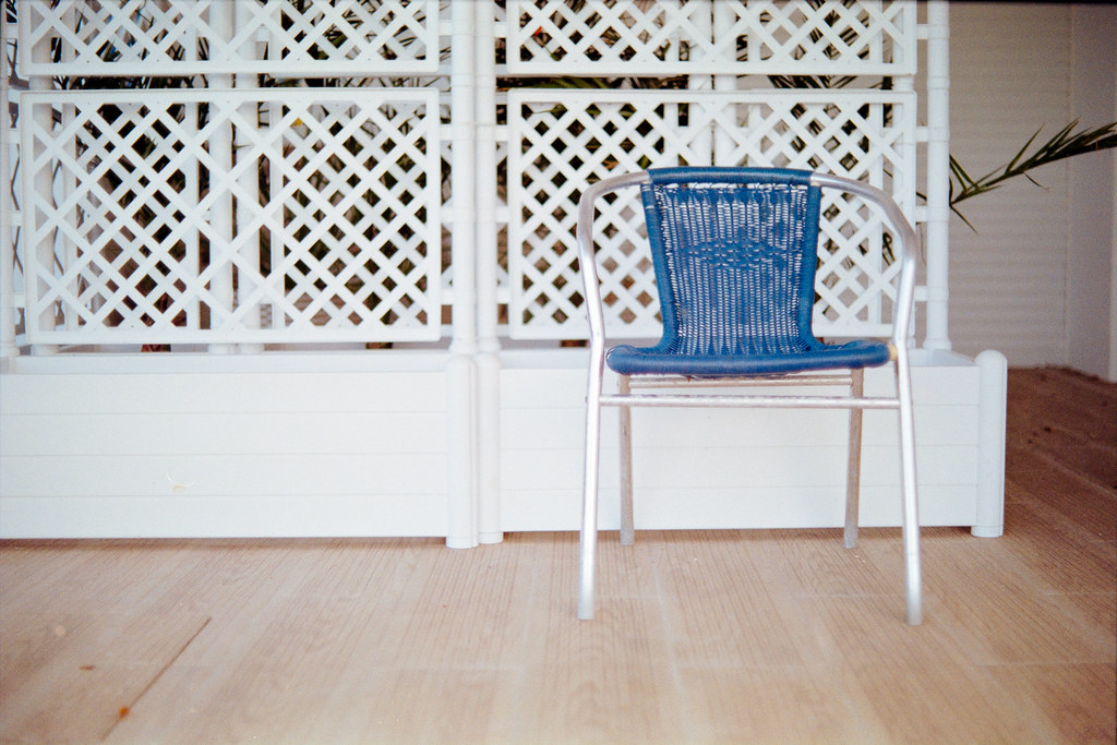 La sedia blu
