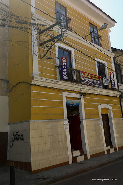 Yellow Building - La Paz Bolivia