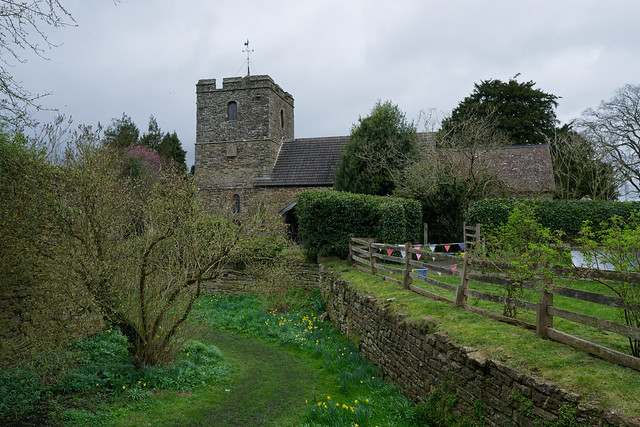 View of St John the Baptist Church from Stokesay Castle 13.03.24