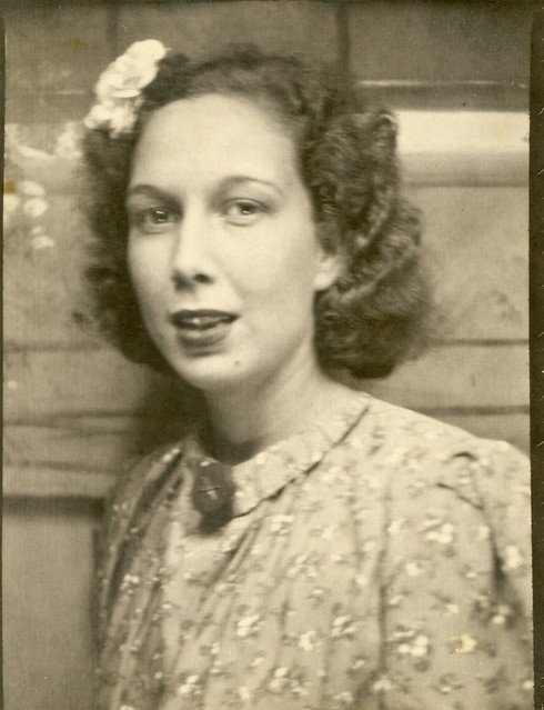 Photobooth Photo of Woman, c. 1940
