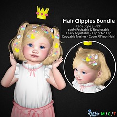Presenting the new Baby Style Hair Clippies from Jester Inc.
