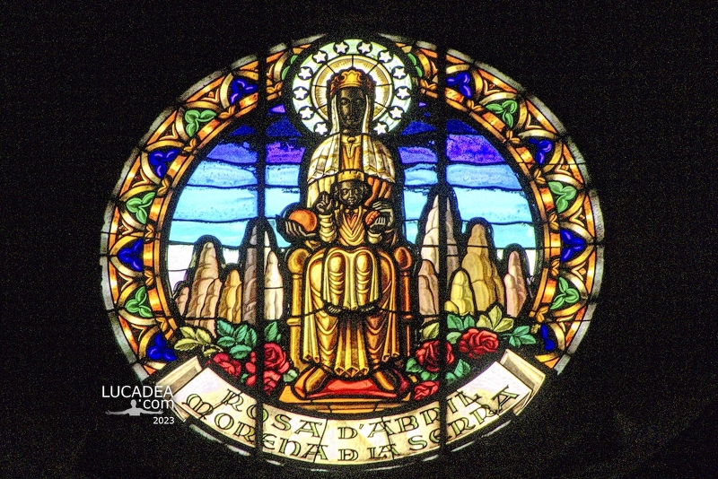 Il rosone della chiesa di San Jaume a Barcellona