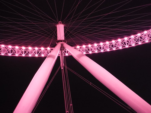The London Eye (detail) SWC Short Walk 57 - Illuminated River