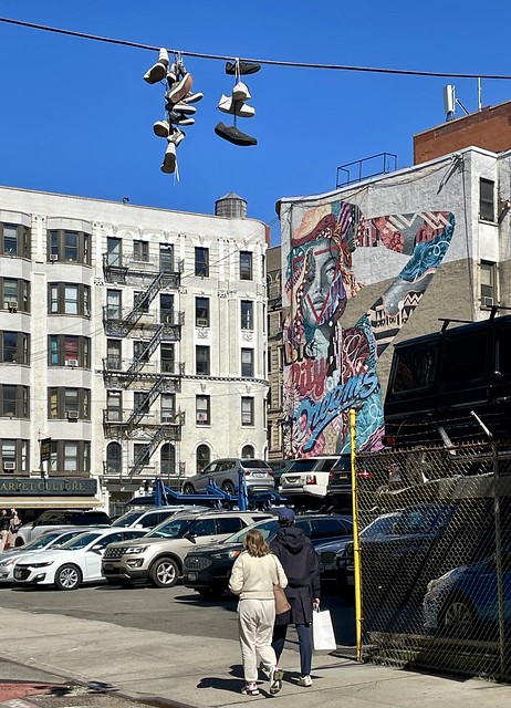 Shoes and Mural - NYC