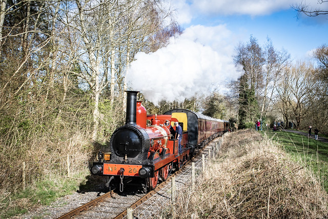 Furness Railway Number 20 at the 2024 Ribble Steam Railway Spring Steam Gala