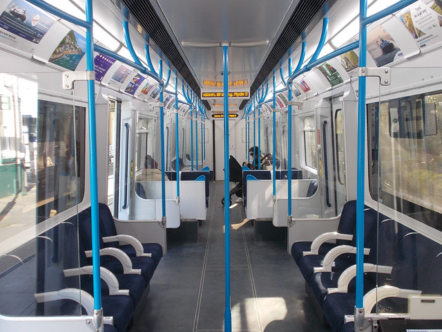 Interior of DMSO carriage 235 (of unit 484 005)