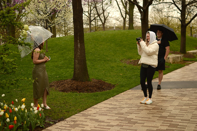 Staying dry for pictures