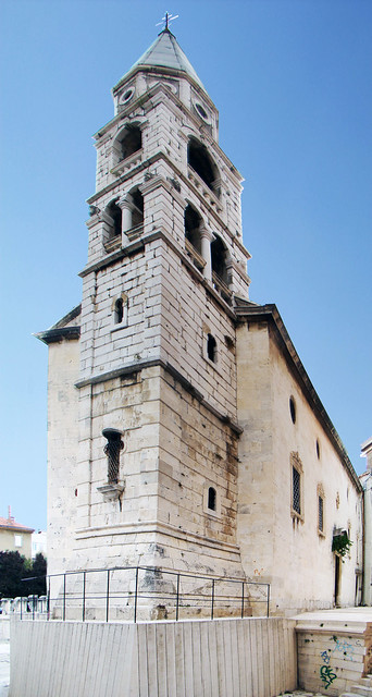 zadar torre exterior iglesia ortodoxa de san elias croacia