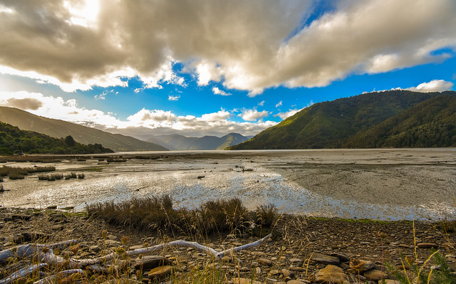 Low tide in the Marlborough Sounds