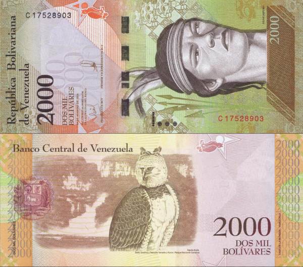Venezuela p96b 2000 Bolivares-2016