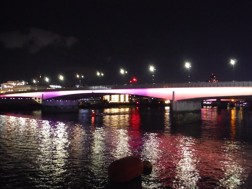 London Bridge, from the Northbank SWC Short Walk 57 - Illuminated River