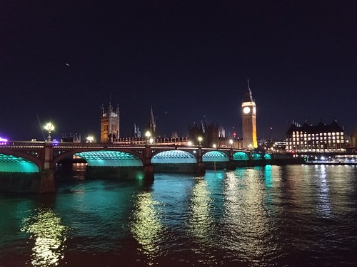 Westminster Bridge and Houses of Parliament SWC Short Walk 57 - Illuminated River