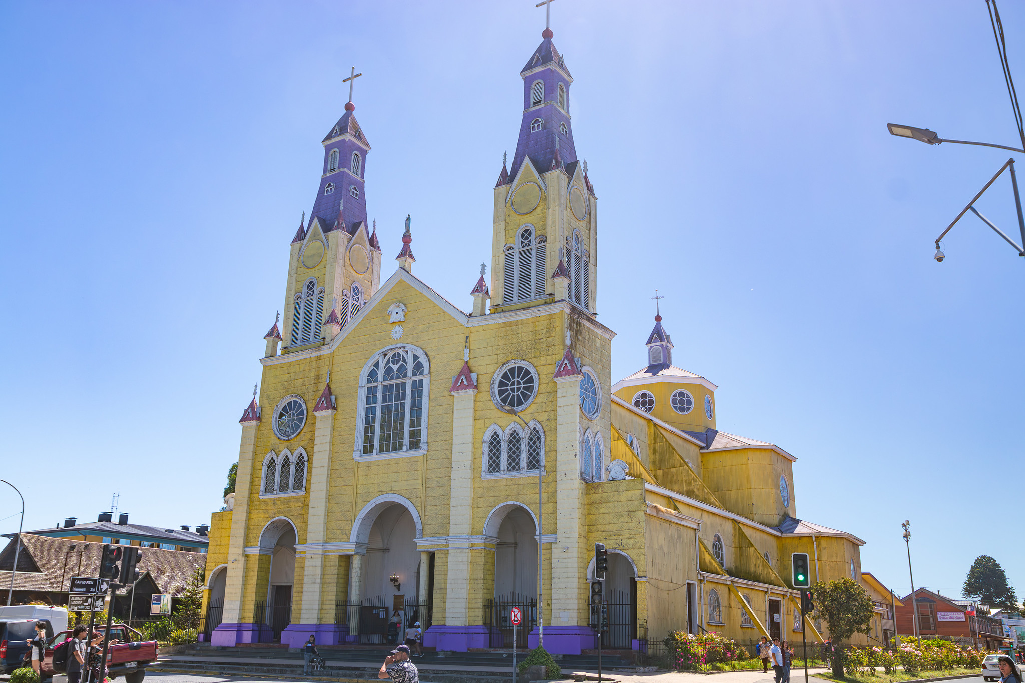 Une église sur l'île de Chiloé