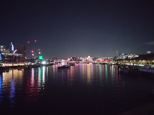 Upstream View: Waterloo Bridge and environs (Oxo Tower to Charing Cross Station) SWC Short Walk 57 - Illuminated River