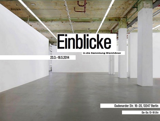 Vernissage EINBLICKE in die Sammlung Wemhöner, Osram-Höfe, Berlin 2014
