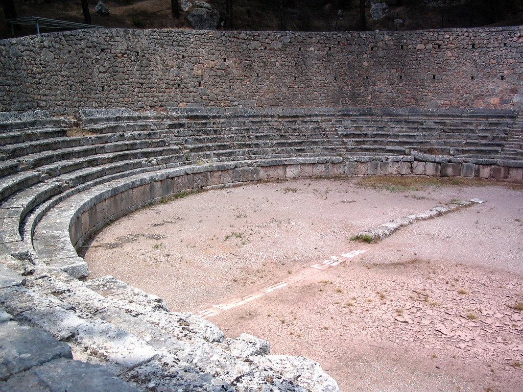 Sanctuary of Apollo at Delphi: stadion, 15