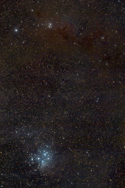 Pleiades with FMA180 March 2024 Dark Version
