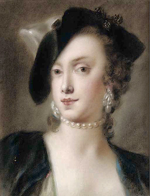 Rosalba Carriera - portrait of Caterina Sagredo Barbarigo 4cs