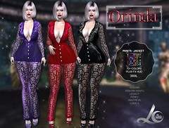 ❤, Orinda , Lace and Satin Ladies Suit, Pants, Blazer,Jacket, 70+ Colors,Plus FX Hud