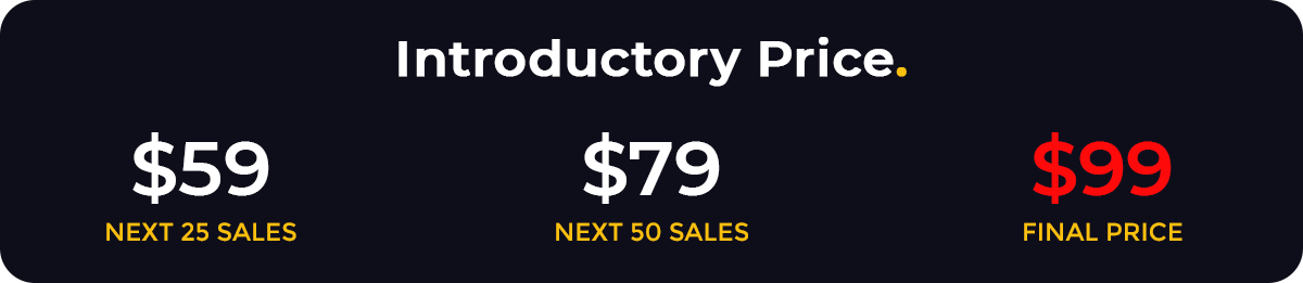 Introductory price