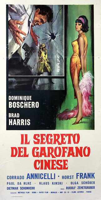 Das Geheimnis der chinesischen Nelke aka Il segreto del garofano cinese Italian Movie Poster Vertical