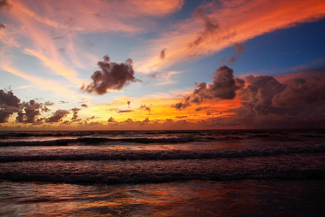 Kuta Beach Bali Sunset