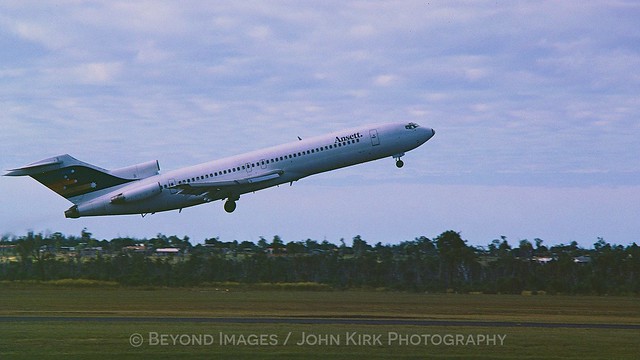 Ansett T-Jet Departing Darwin (1983)