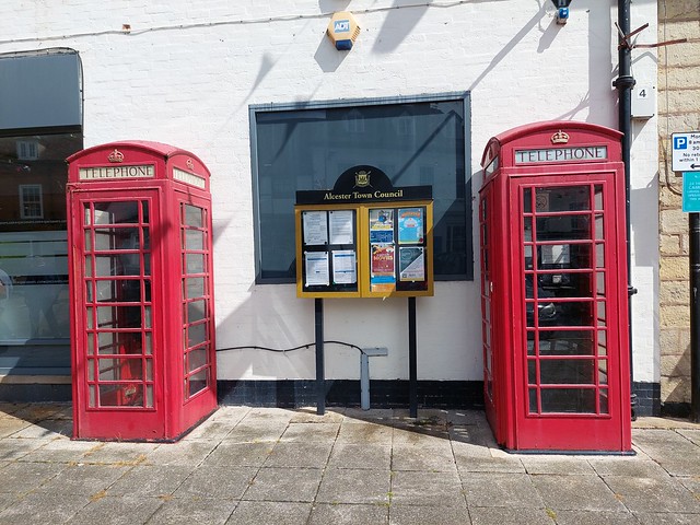 Twin boxes in Alcester.