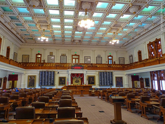 House of Representatives Chamber in the Texas Capitol, 14 Mar 2023