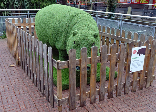 Animal Sculpture, Monmouth Square, Cwmbran Centre 26 March 2024