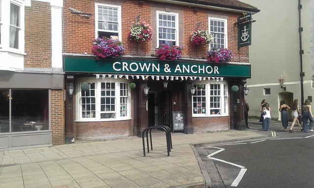 Crown & Anchor, Winchester. Finished the day with a pint of Greene King, Yardbird Pale Ale 4% ABV